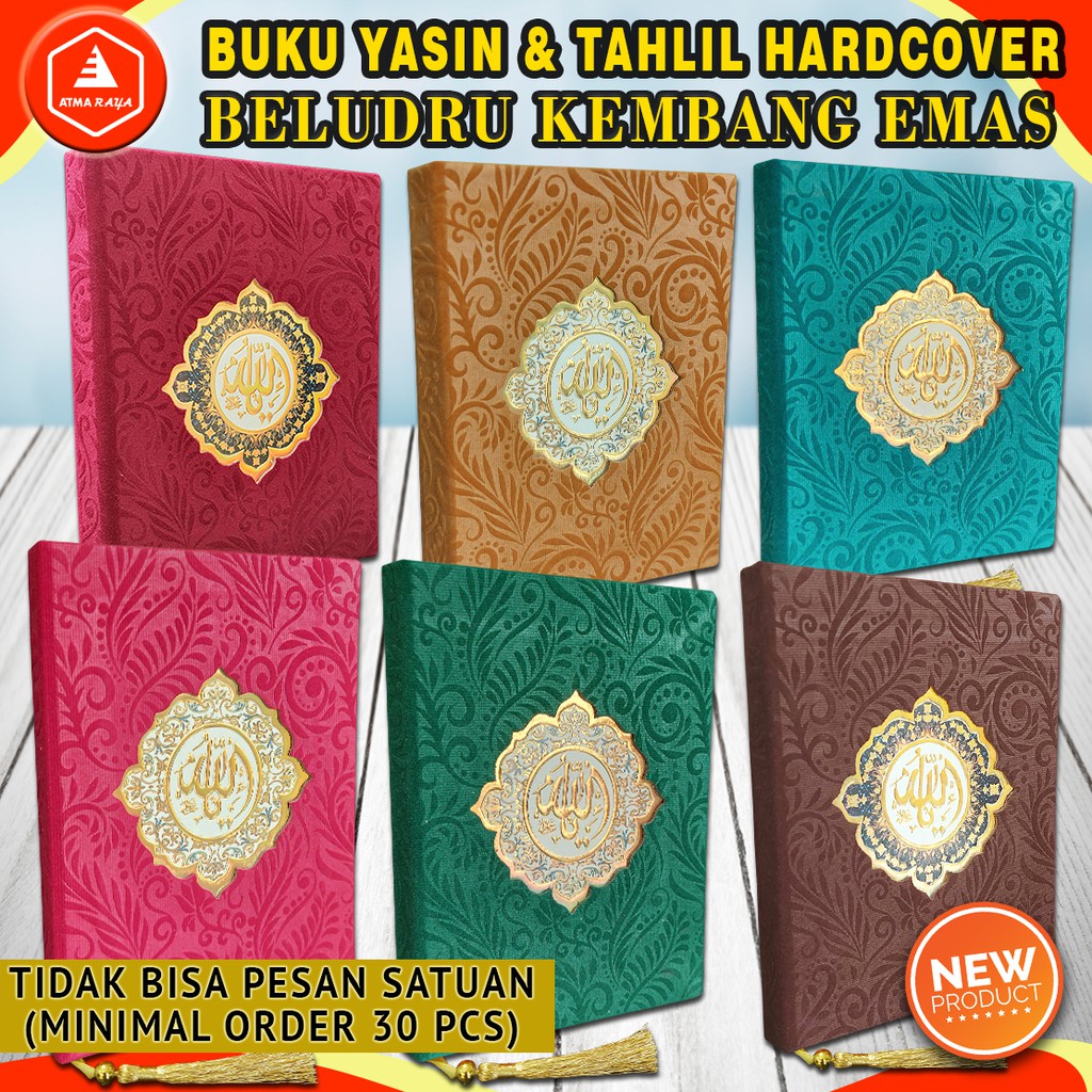 Jual Buku Yasin Harcover Beludru Kembang Emas Shopee Indonesia