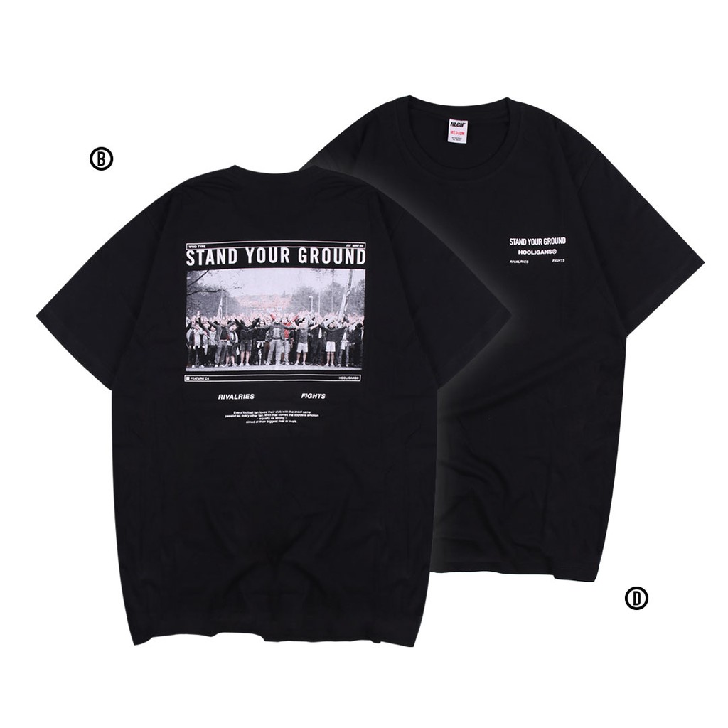 Jual HOOLIGANS T Shirt SYG Groupe Black Shopee Indonesia