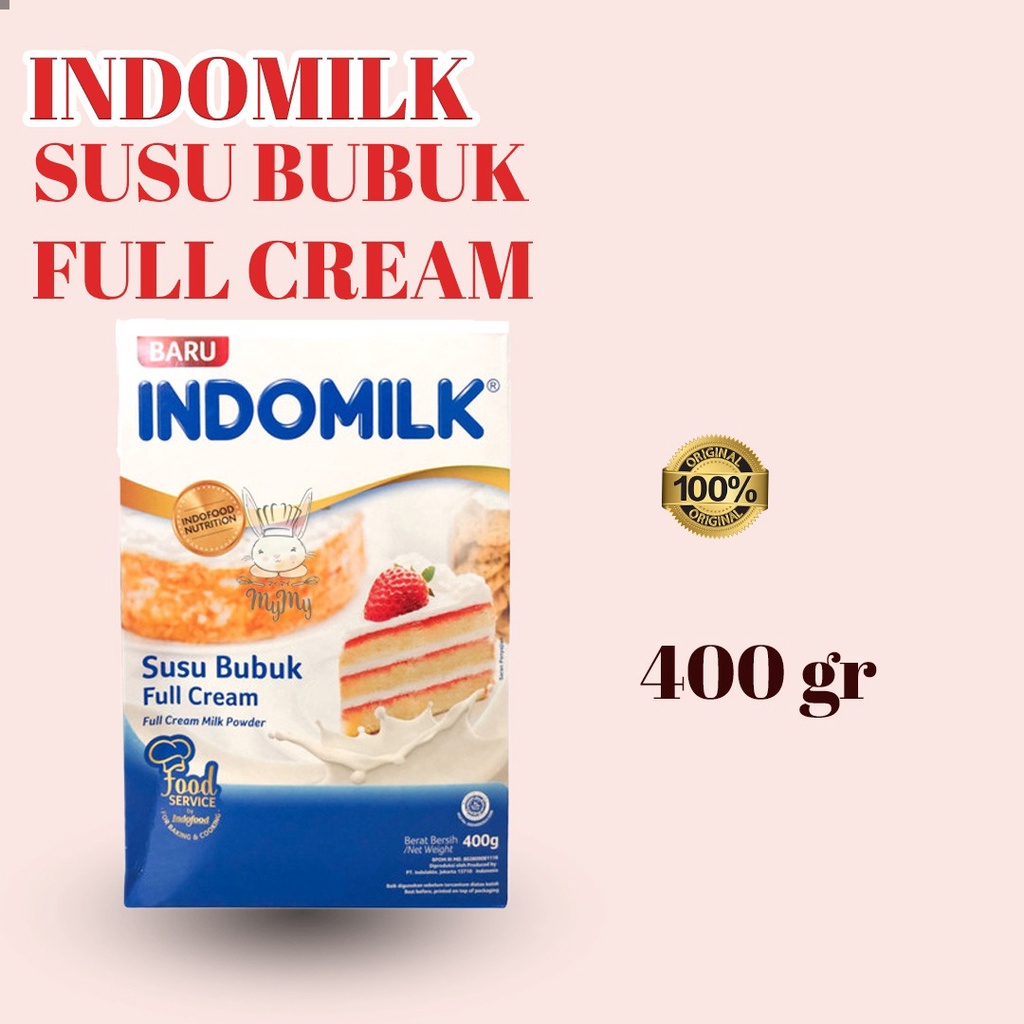 Jual Indomilk Susu Bubuk Full Cream Gr Shopee Indonesia