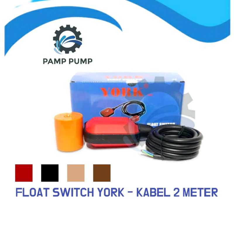 Jual FLOAT SWITCH PELAMPUNG TOREN OTOMATIS SATELIT YORK 2 METER