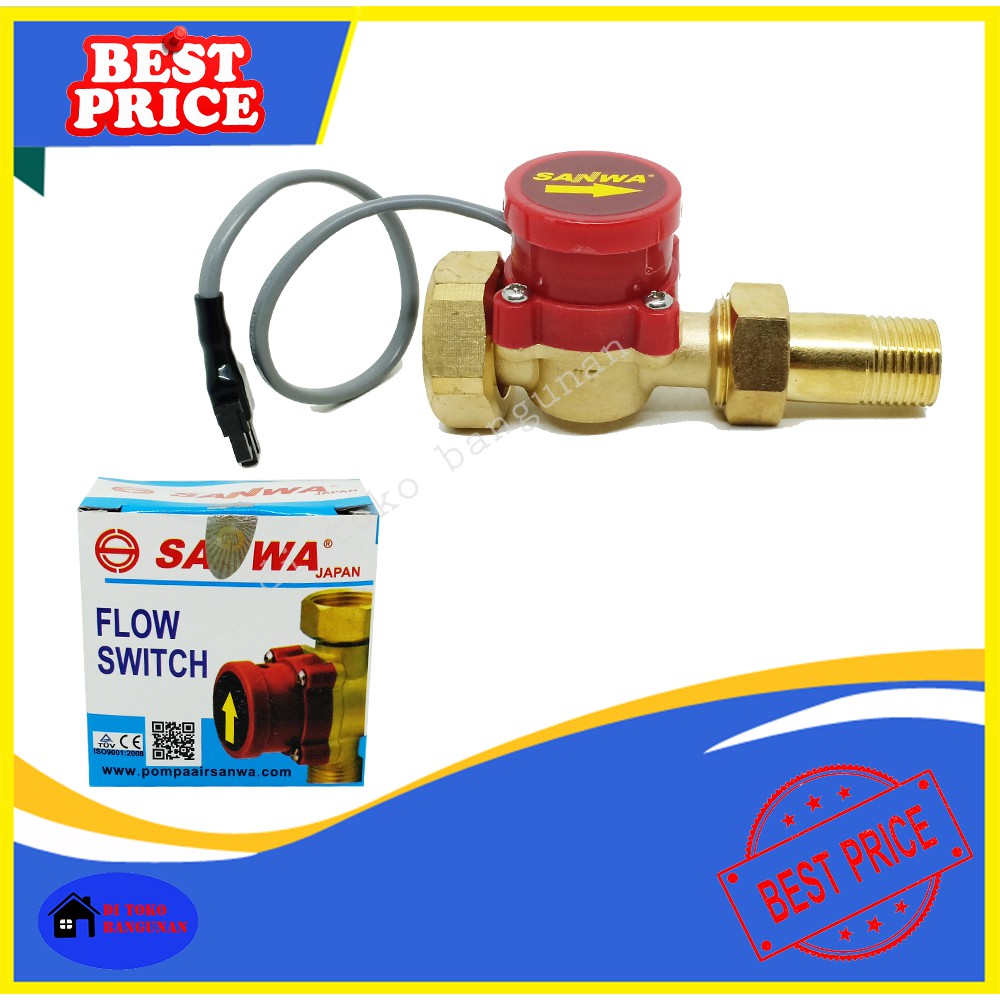 Jual Flow Switch Otomatis Elektrik Pompa Air Booster Dorong Dan