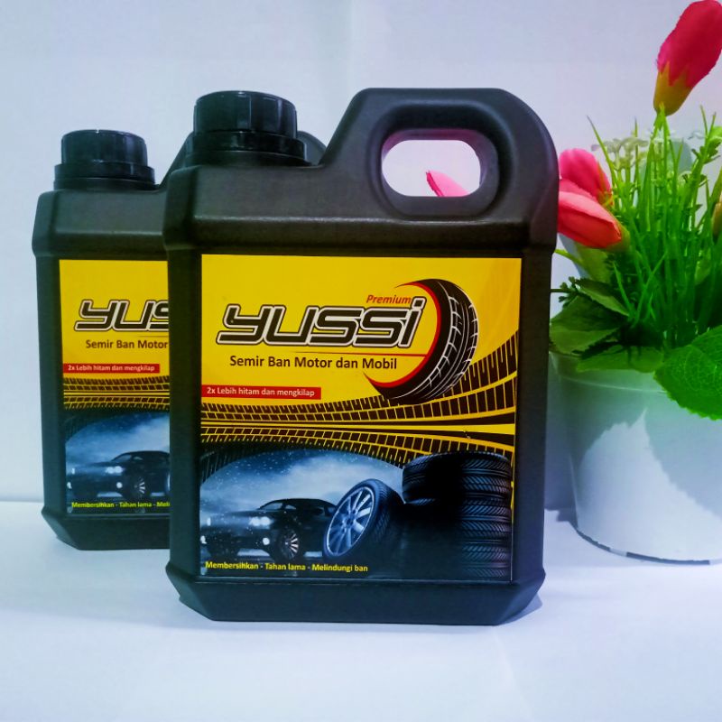 Jual Yussi Semir Ban Motor Dan Mobil Tire Gel Pengkilap Penghitam Ban