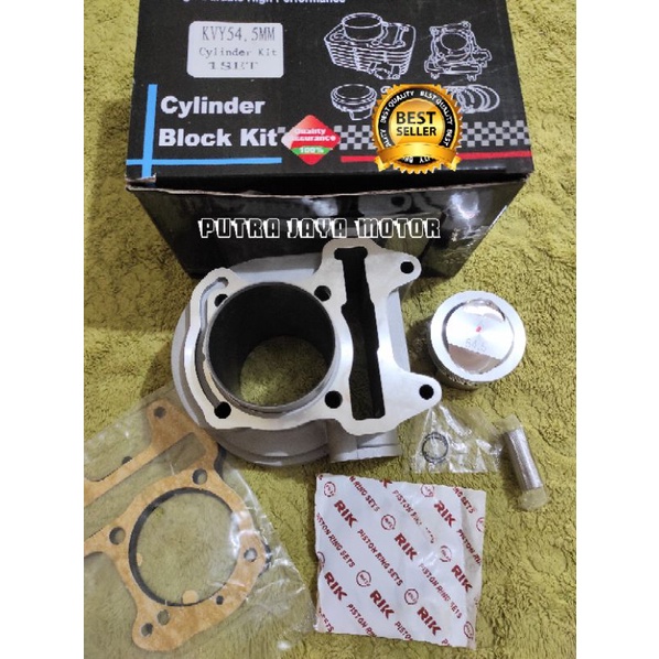 Jual BLOK SEHER BEAT SCOOPY SPACY KARBU 54 5 SET BORE UP 130CC MOTO 1