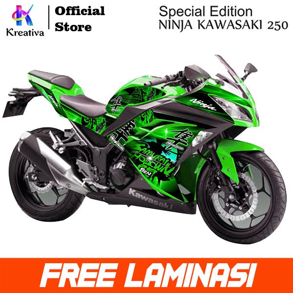 Jual Decal Ninja Fi Stiker Sticker Full Body Kawasaki Ninja Fi