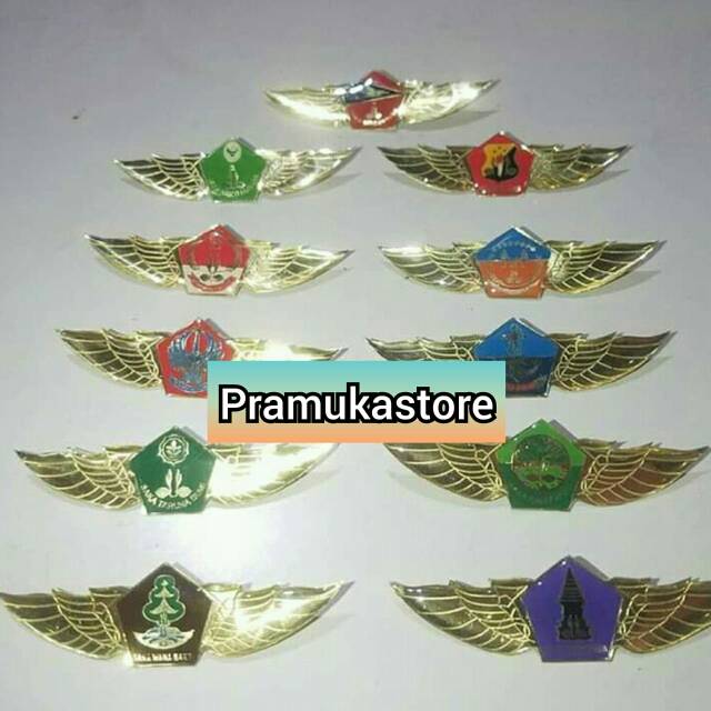 Jual Bijian Wings Saka Bhayangkara Saka Bakti Husada Wings Saka Bahari