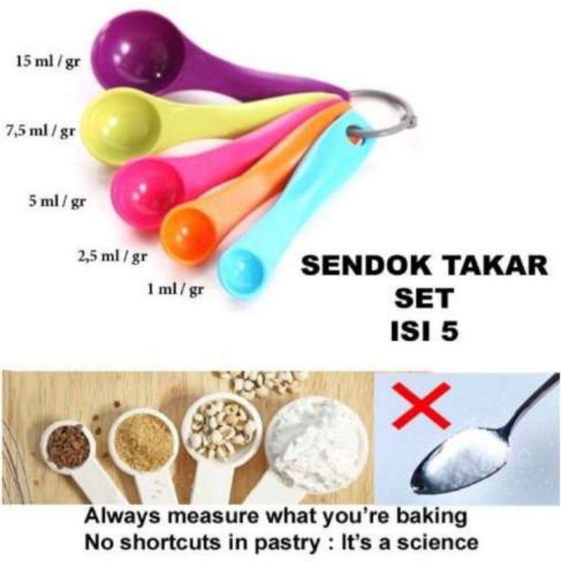 Jual Sendok Takar Measuring Spoon Set Sendok Shopee Indonesia