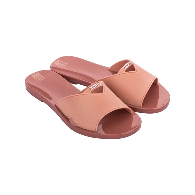 Jual Zaxy Chique Slide Beige Nude Shopee Indonesia