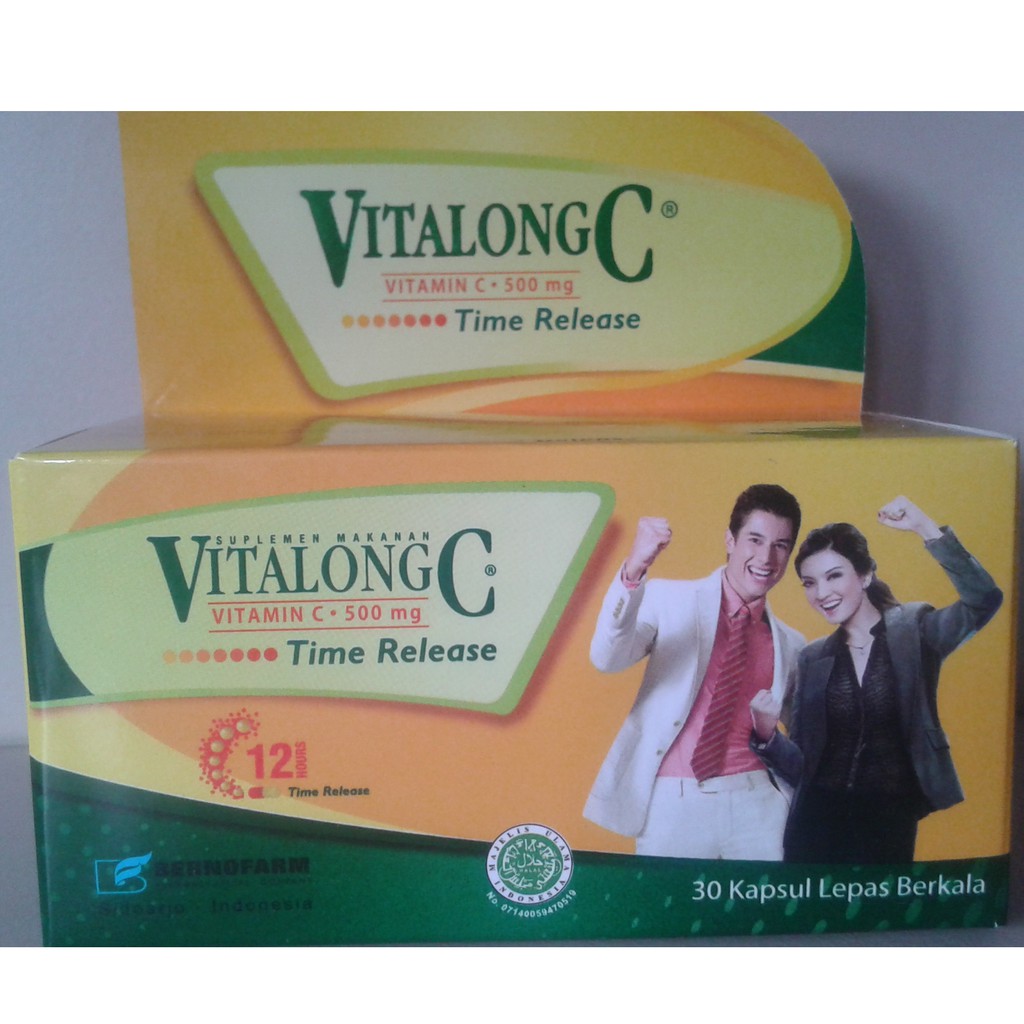 Jual VITALONG C 500mg Botol Isi 30 Kapsul Shopee Indonesia