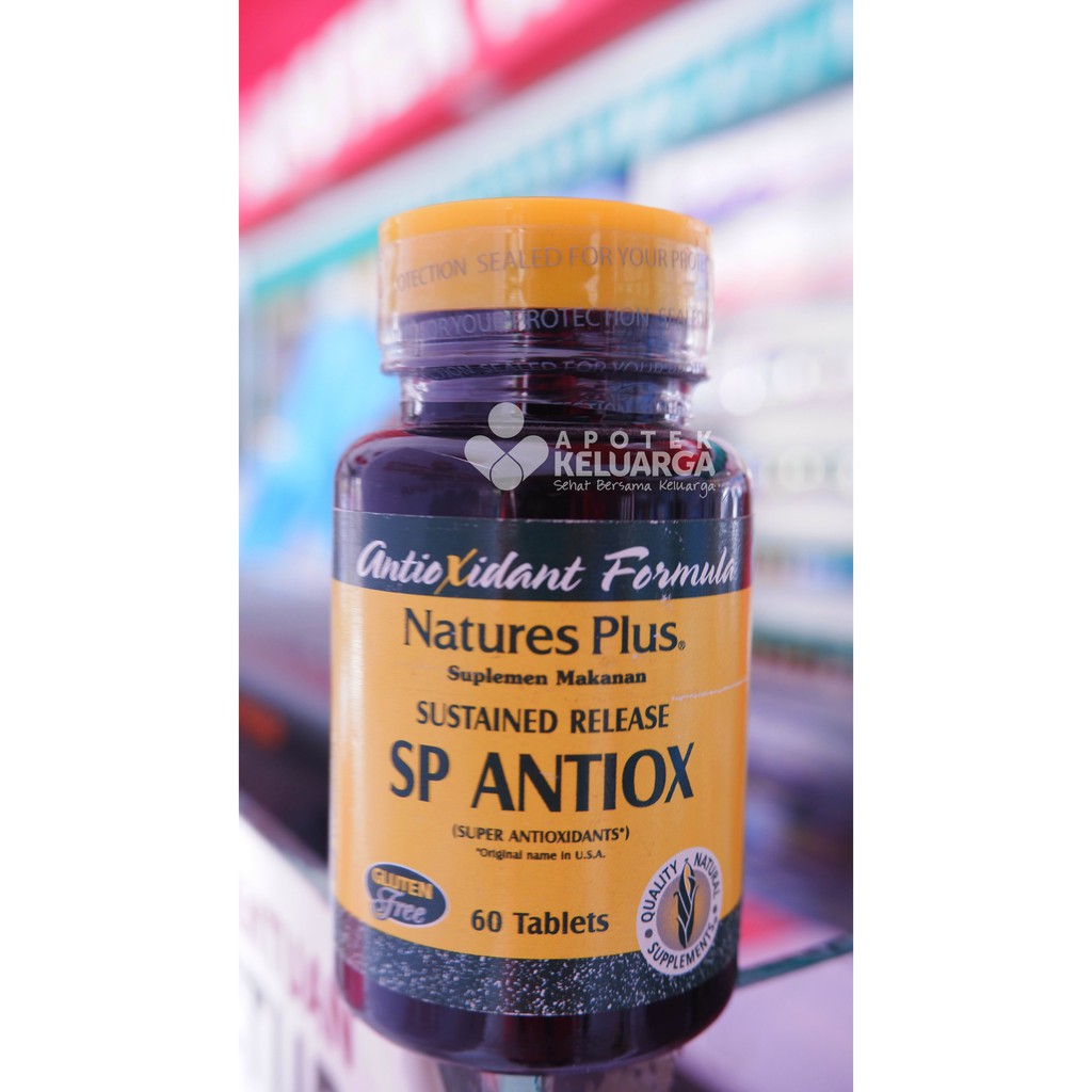 Jual Nature S Plus Super Anti Ox Tab Suplemen Antioksidan Tinggi