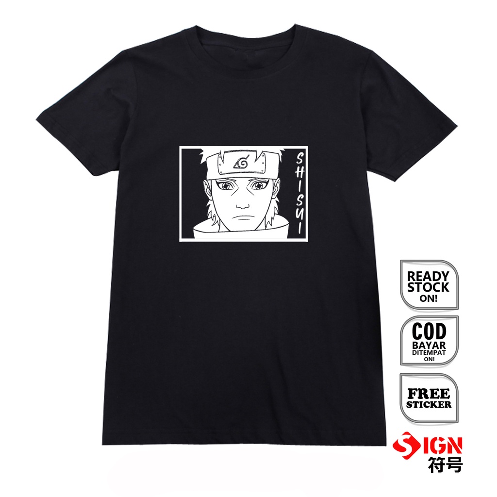 Jual KAOS ANIME MANGA SHISUI UCHIHA NARUTO SHIPPUDEN ANBU UCHIHA CLAN