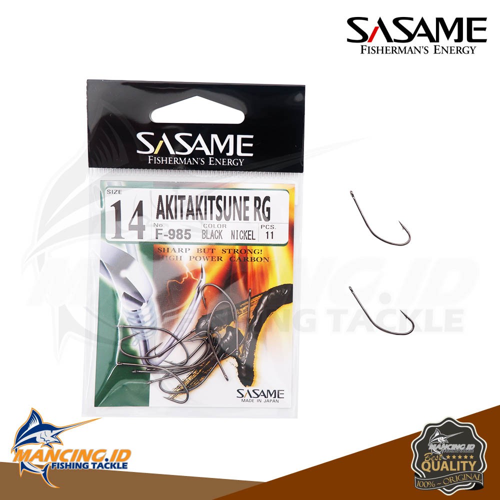 Jual Sasame Akitakitsune Rg F Carbon Hook Kail Pancing Ikan Mas