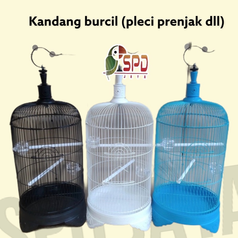 Jual SANGKAR KANDANG BESI BURCIL PLECI MERK PANDA CC DIAMETER 25CM