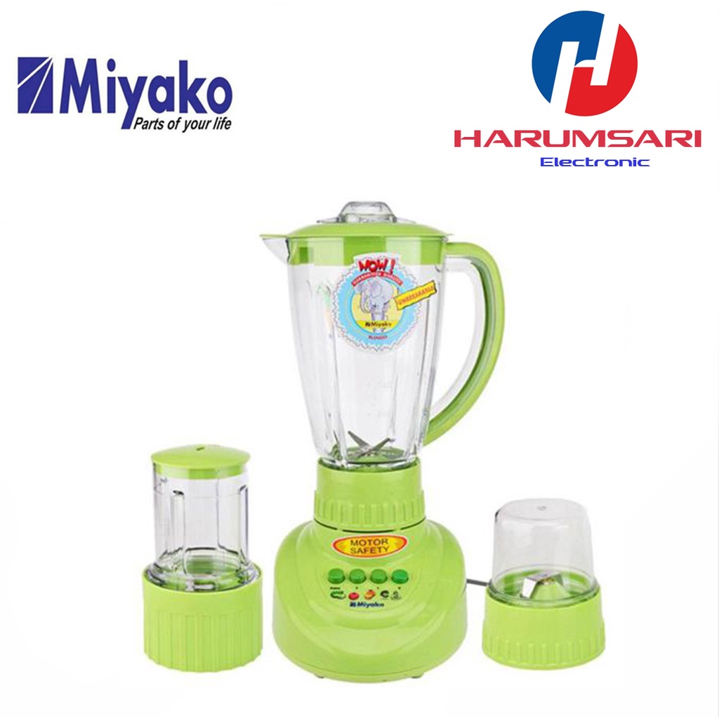 Jual MIYAKO Blender Plastik Anti Pecah 3 In 1 BL 152PFAP Kapasitas 1 5