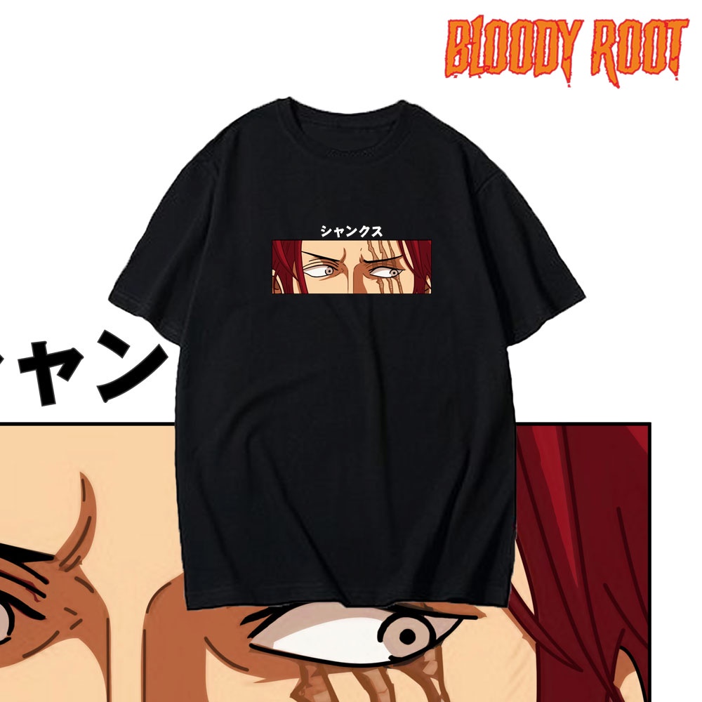 Jual Kaos One Piece Akagami No Shanks Hitam T Shirt Anime One Piece