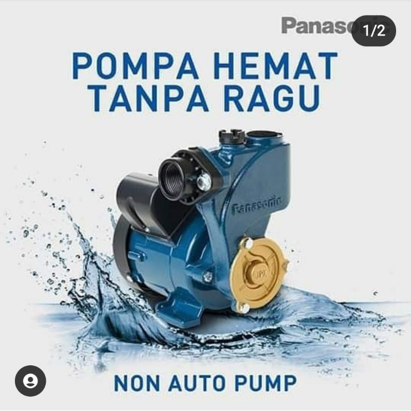 Jual Pompa Air Sumur Dangkal Panasonic GP 129 JPX 125watt Power Extra