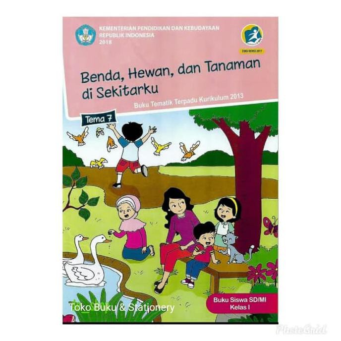 Jual Buku Tematik Sd Kelas 1 Tema 7 Benda Hewan Dan Tanaman