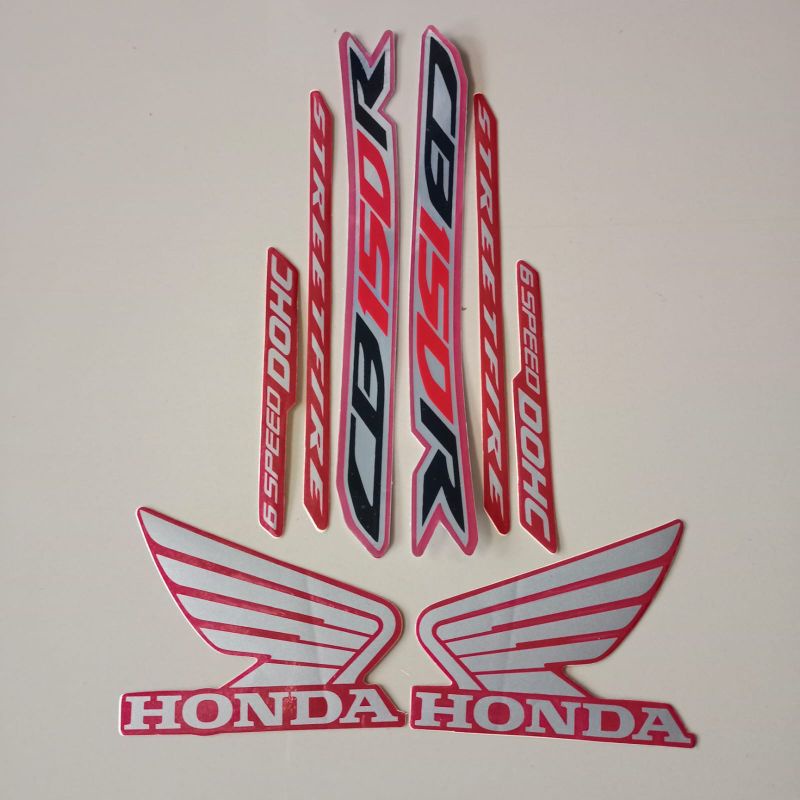 Jual Striping Honda Cb R Cb R Merah Stiker Motor List Body