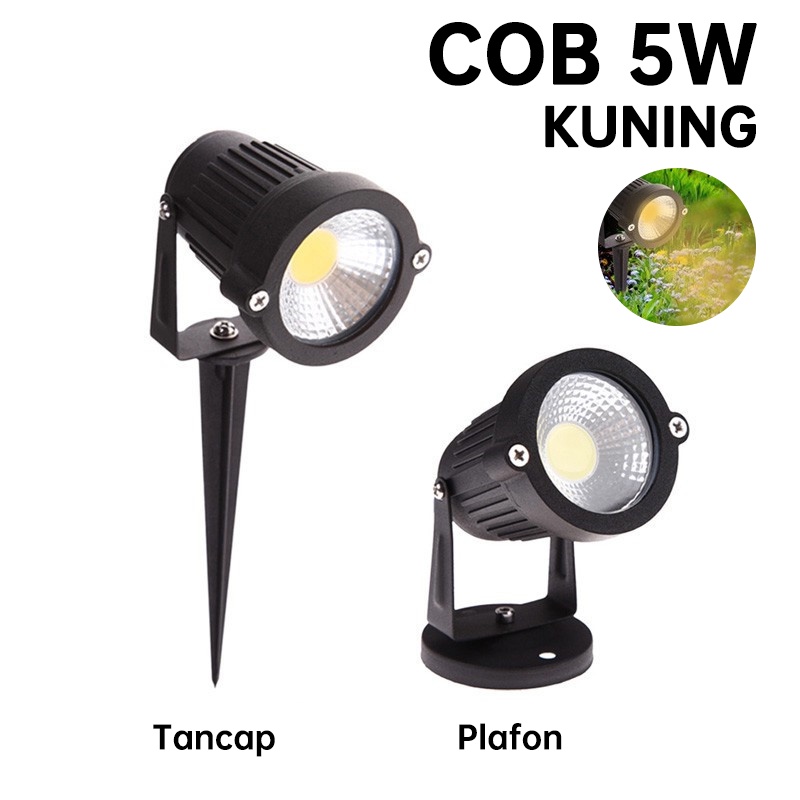 Jual Lampu LED Taman Halaman Teras Outdoor Sorot 5W Watt Tancap Spot