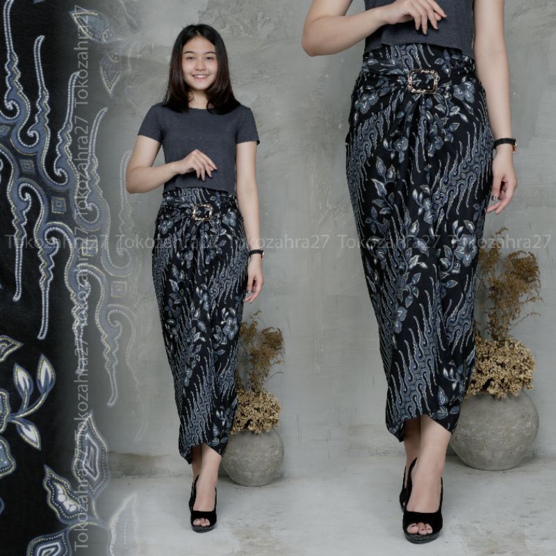 Jual Rok Serut Rok Lilit Batik Bawahan Kebaya Modern Rok Serut Batik