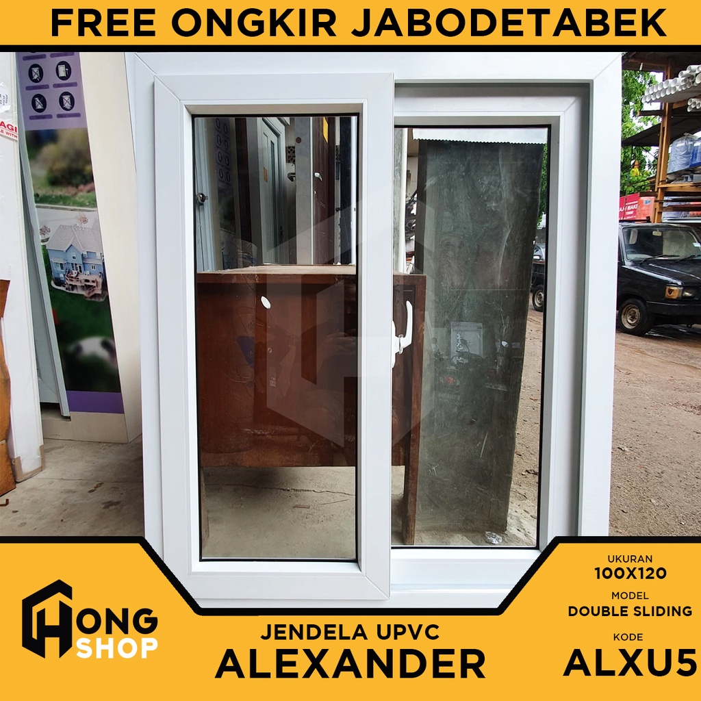 Jual Jendela Upvc Alexander X Sliding Daun Double Sliding