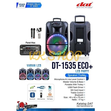 Jual Speaker Portable Aktif Dat Dt Eco Dt Eco Inch