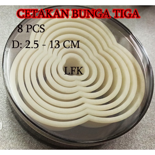 Jual STAINLESS CK RING CUTTER 10 SET SATUAN BULAT ROUND KOTAK BUNGA