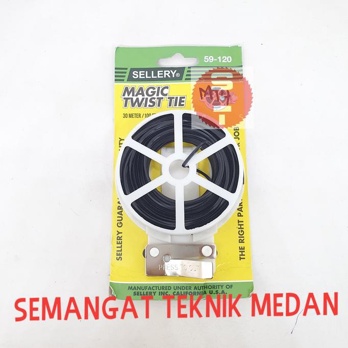 Jual Baru M Tali Pengikat Kabel Kawat Mini Magic Twister Tie Meter