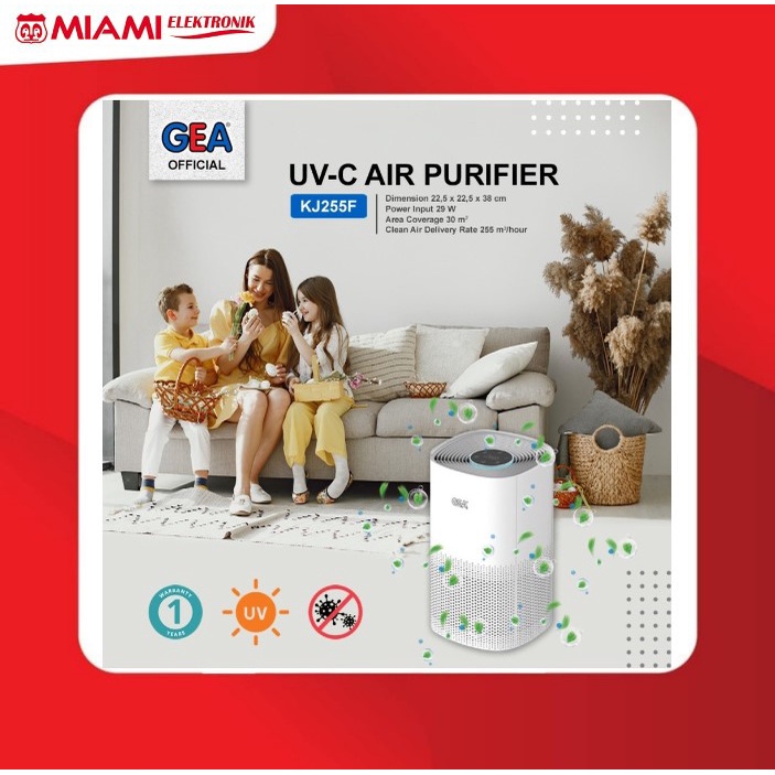 Jual Air Purifier Gea KJ255F UV C Air Purifier Gea KJ 255F UVC