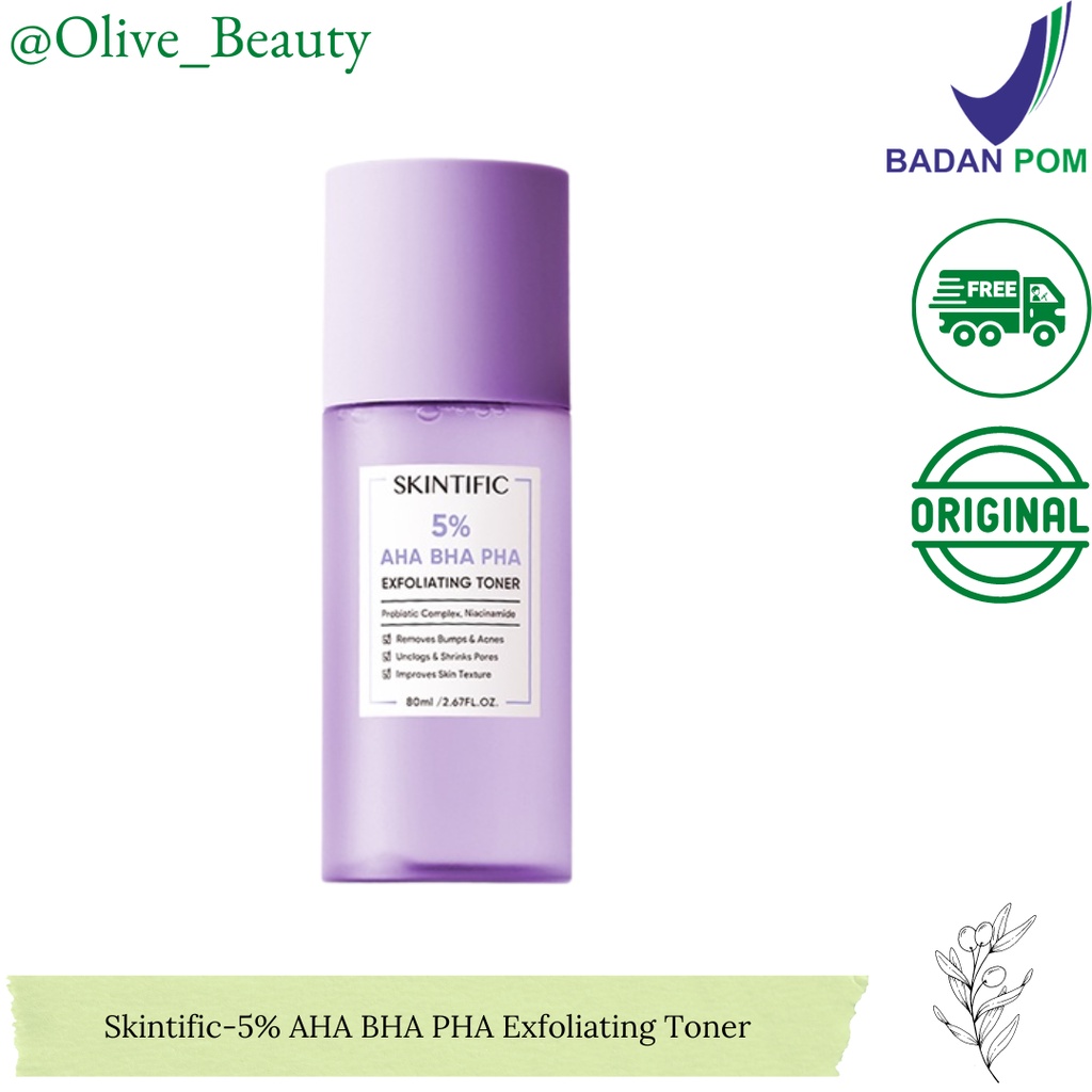 Jual Skintific Aha Bha Pha Exfoliating Toner Face Eksfoliasi Wajah