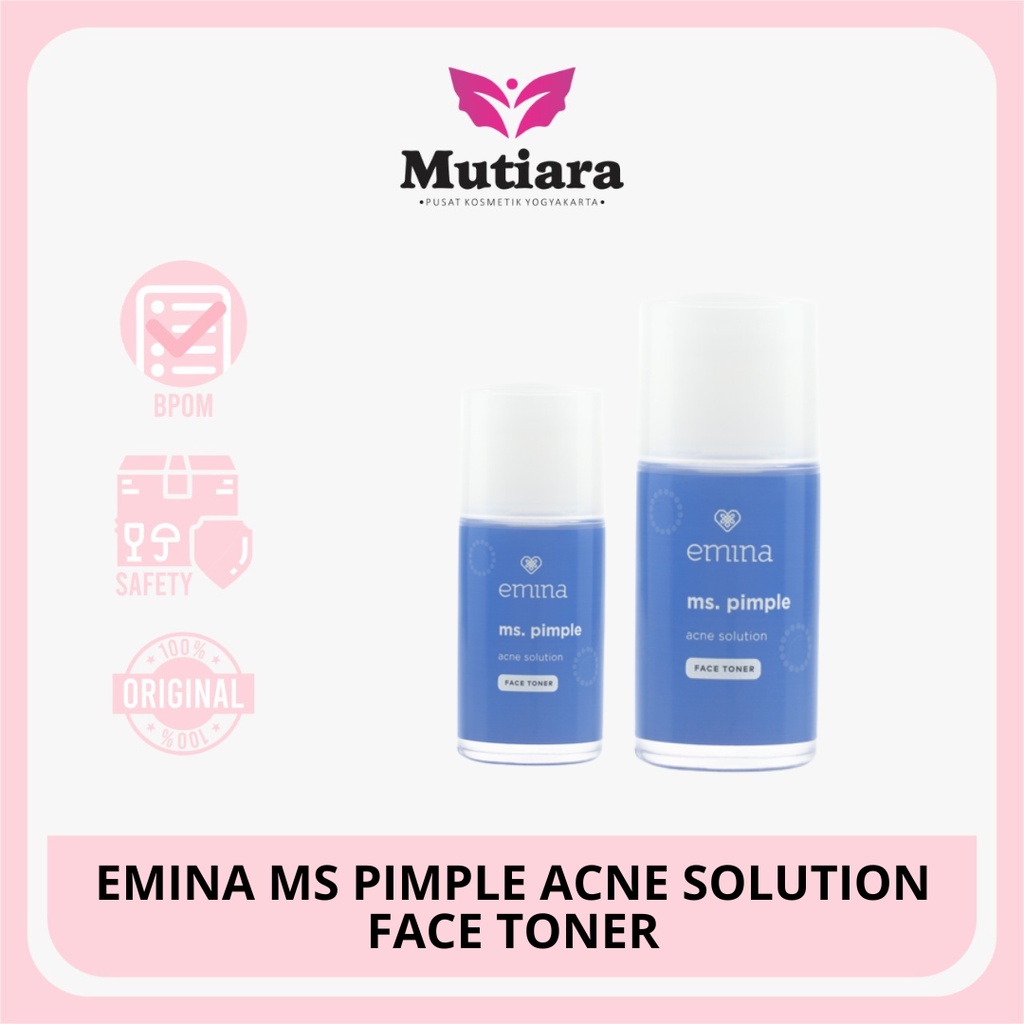 Jual Emina Ms Pimple Acne Solution Face Toner Shopee Indonesia