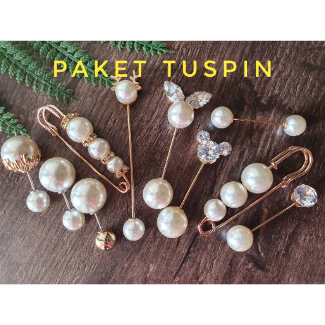 Jual Tuspin Pearl Bros Tuspin Bross Peniti Jilbab Bros Mutiara Pin