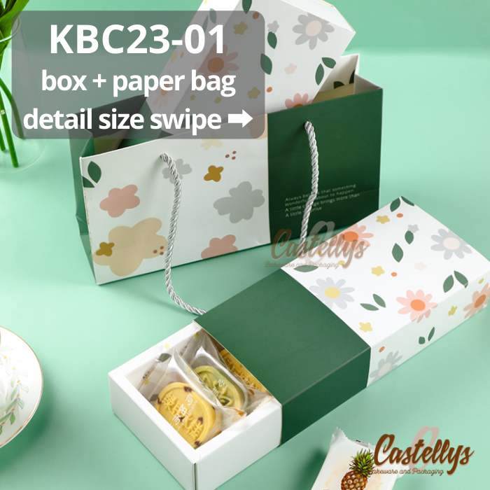 Jual 5 Set Kotak Box Paper Bag KBC23 01 Nastar Kue Kering Lapis