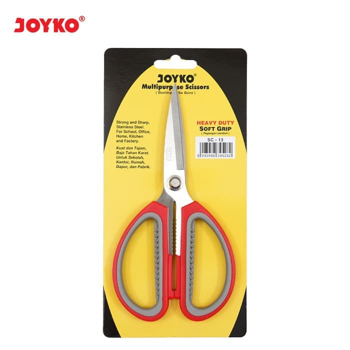 Jual Joyko Gunting Serba Guna Heavy Duty Multipurpose Scissors Soft