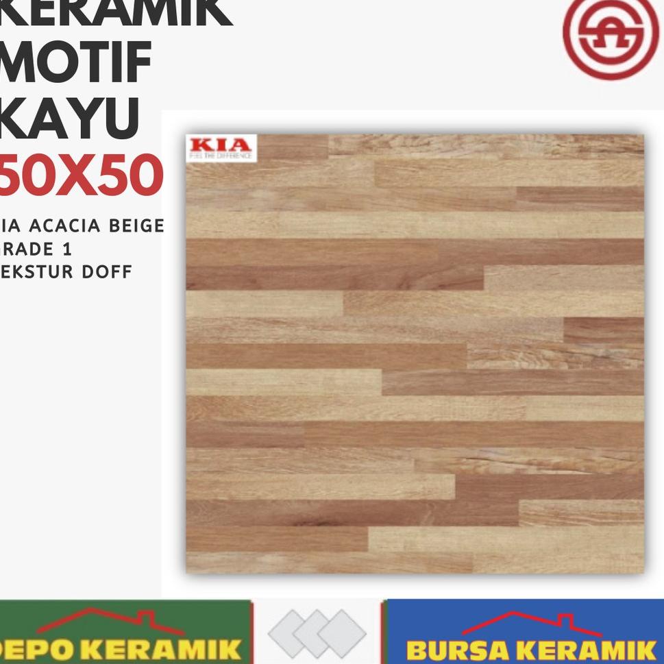 Jual Big Promo Keramik Lantai Motif Kayu X Kia Acacia Beige Kia