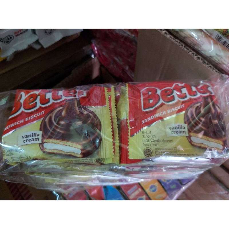 Jual Roma Better Sandwich Biskuit Pak Isi Sachet G Ready