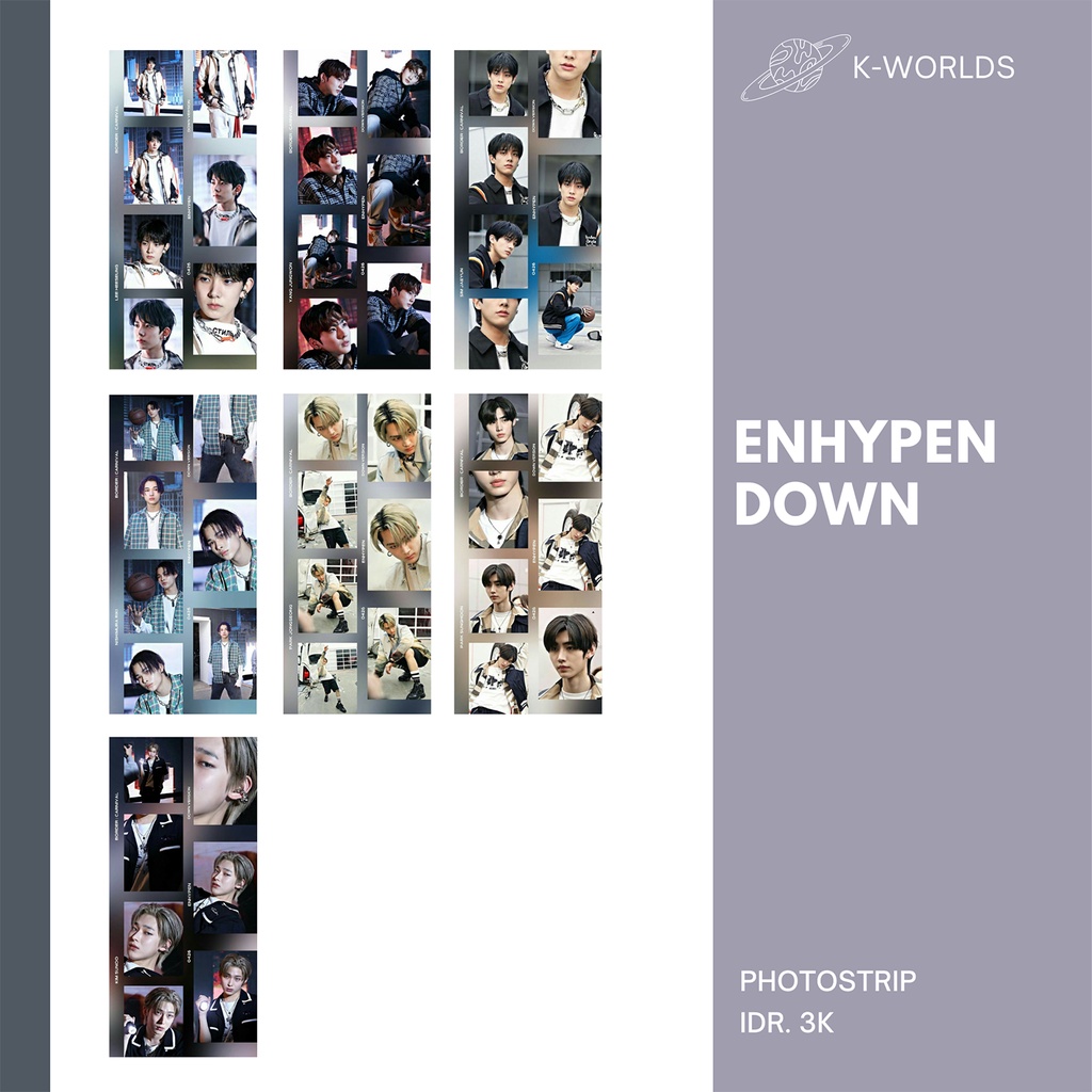 Jual READY STOCK ENHYPEN DOWN Ver PHOTOSTRIP Shopee Indonesia