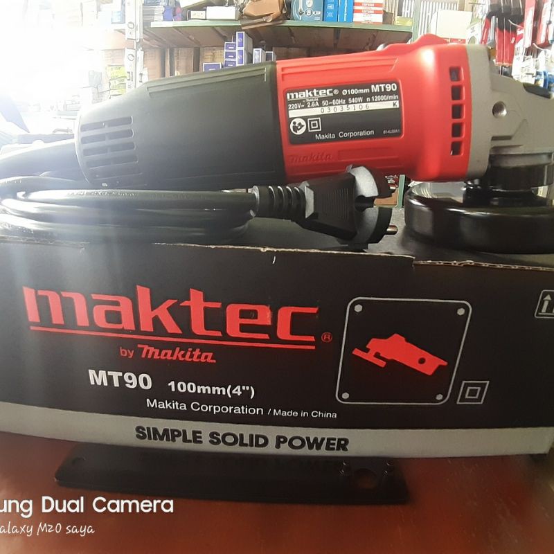 Jual Mesin Grinda Grinda Tangan Angle Grinder Maktec Mt Shopee