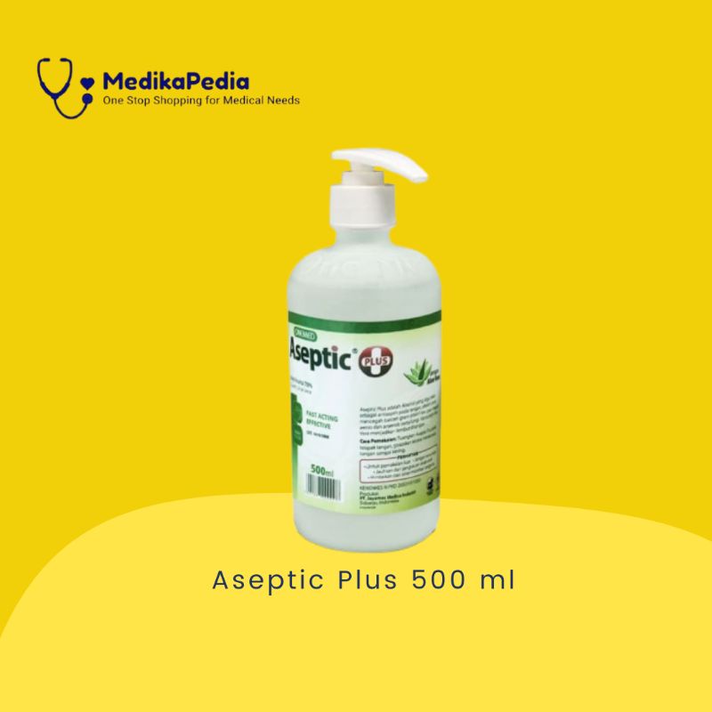 Jual Aseptic Plus Onemed Dispenser Pump 500ml Aloe Vera Hand