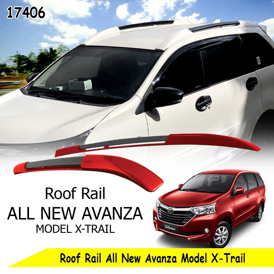 Jual Roof Rail Atap Mobil Avanza Xenia Model Xtrail Roofrail Shopee