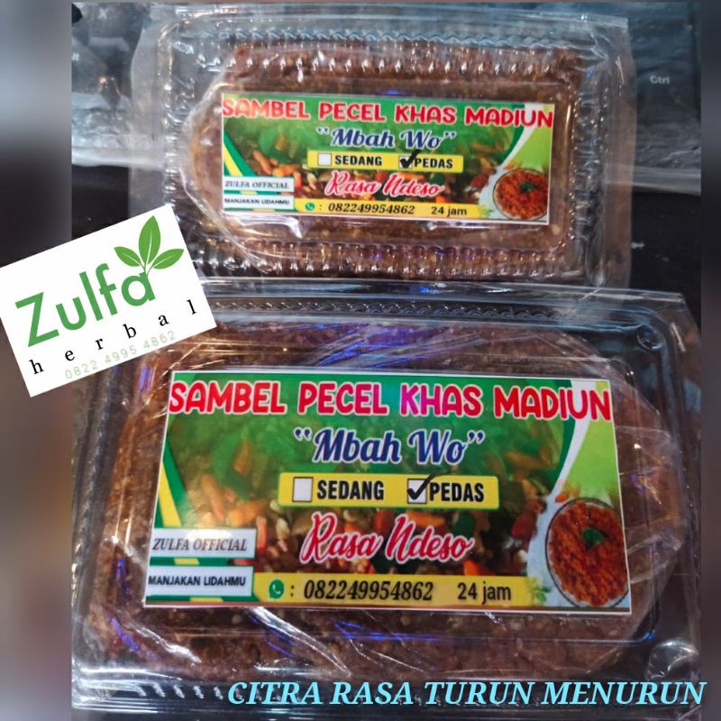 Jual Sambel Pecel Mbah Wo Khas Madiun Gr Bumbu Pecel Kacang