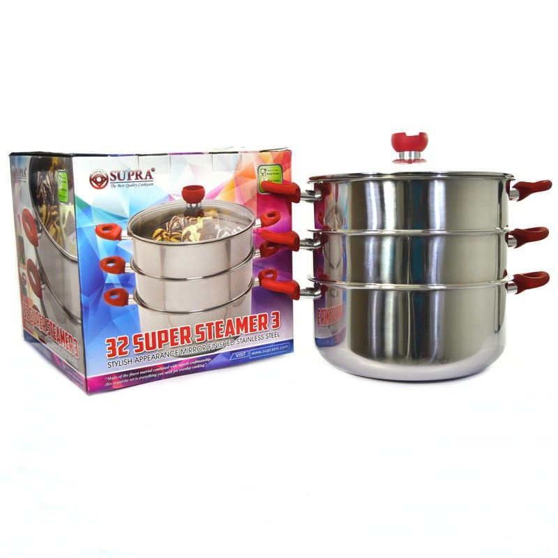 Jual 32 Cm Super Steamer Supra Susun 3 32 Cm Panci Stainless