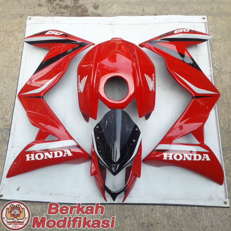 Jual Topeng Cover Tangki Half Fairing Honda New CB150R Facelift Tahun