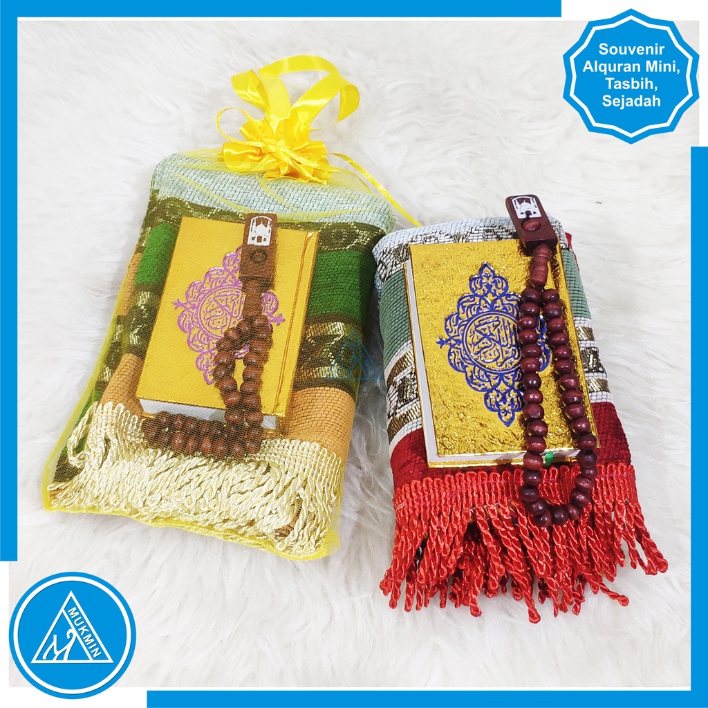 Jual Paket Souvenir Alquran Sejadah Tasbih Bungkus Tile Oleh Oleh