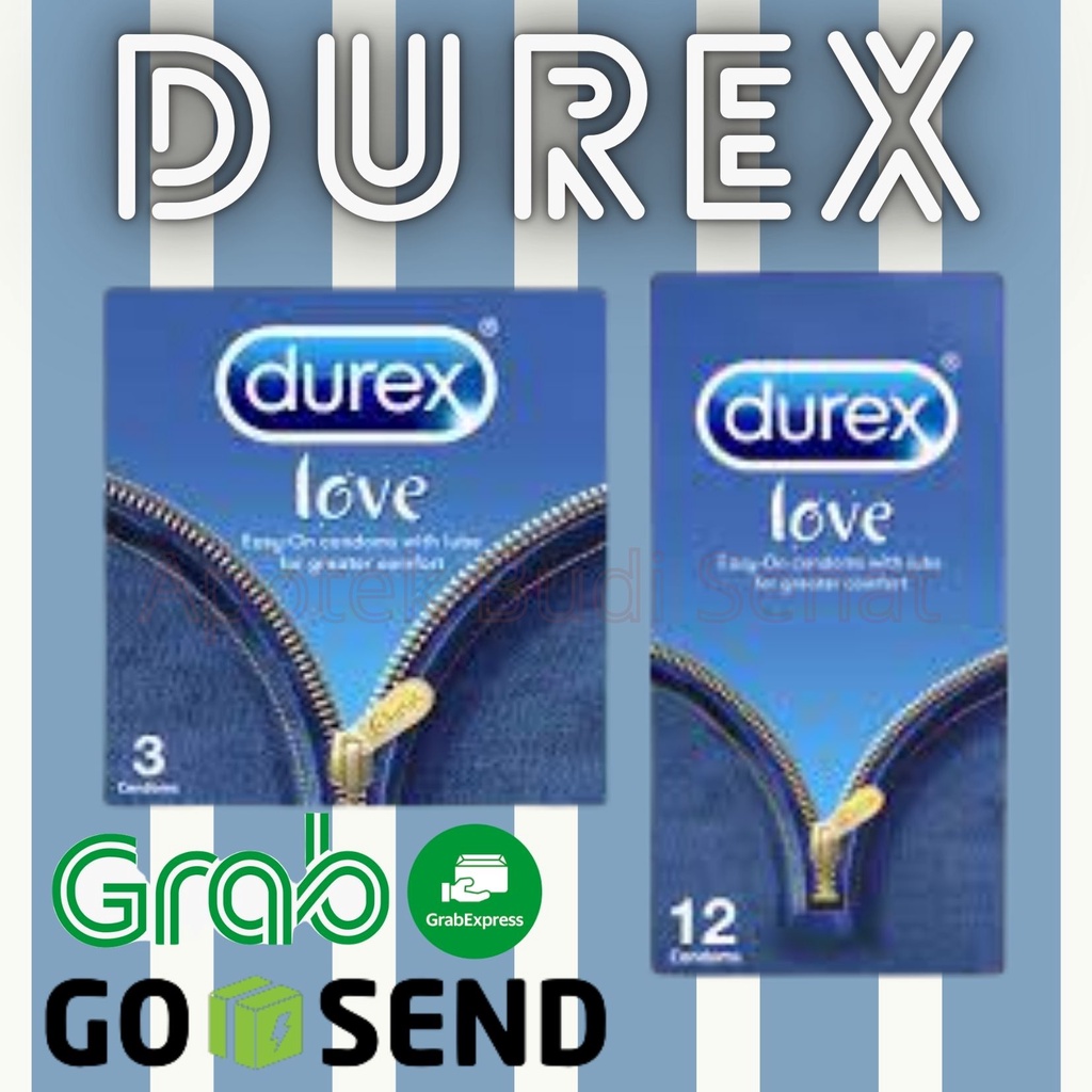 Jual Durex Love Condom Kondom Alat Kontrasepsi Pelumas Isi 3 Box Isi