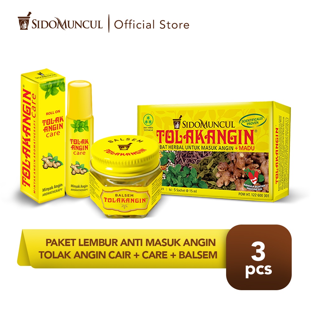 Jual Paket Lembur Anti Masuk Angin Tolak Angin Balsem 20 Gr