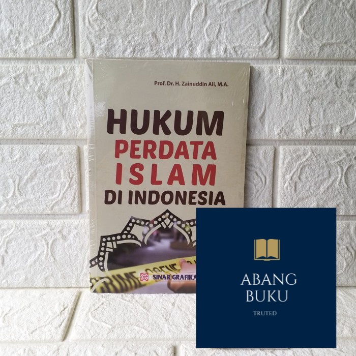 Jual BUKU ORI HUKUM PERDATA ISLAM DI INDONESIA Prof Dr H Zainuddin