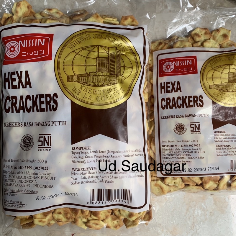 Jual Nissin Biscuits Hexa Crakers Biskuit Jajan Banten Gr Gr