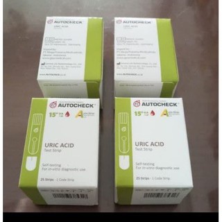 Jual Strip Auto Check Uric Acid Strip Auto Check Asam Urat Isi Pcs