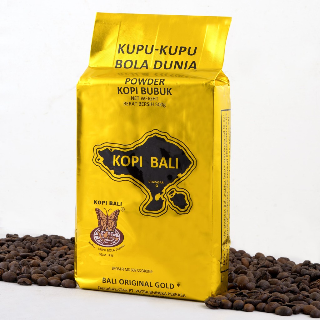 Jual Kopi Bali Gold Pure Cap Kupu Kupu Bola Dunia Gr Gr