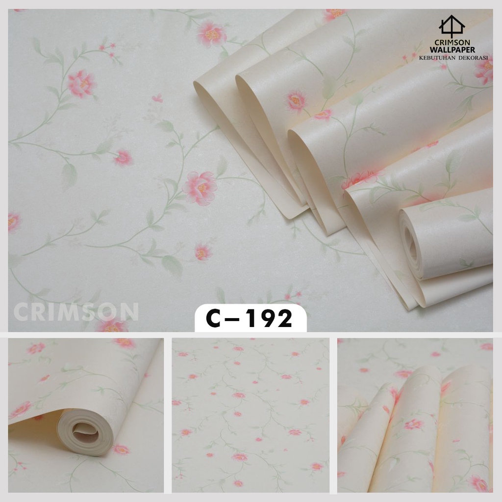 Jual Wallpaper Dinding Vinyl Bunga Premium Timbul Tebal Shopee Indonesia